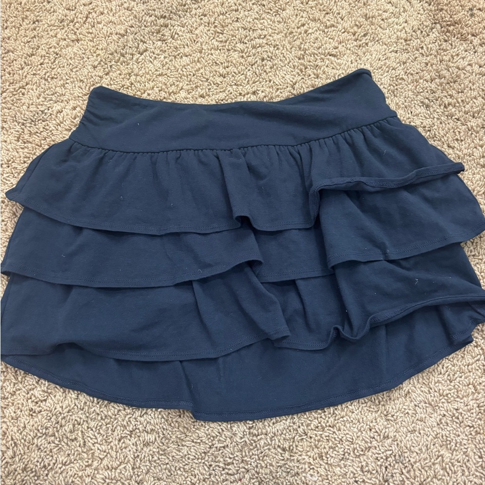 Hollister Blue Bubble Mini Skirt for Night Out